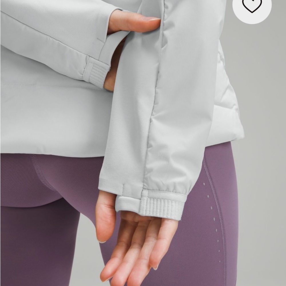 Lululemon Athletica Down For It All Jacket **LIKE NEW** w/ Goose Down Dark Olive - Picture 8 of 13